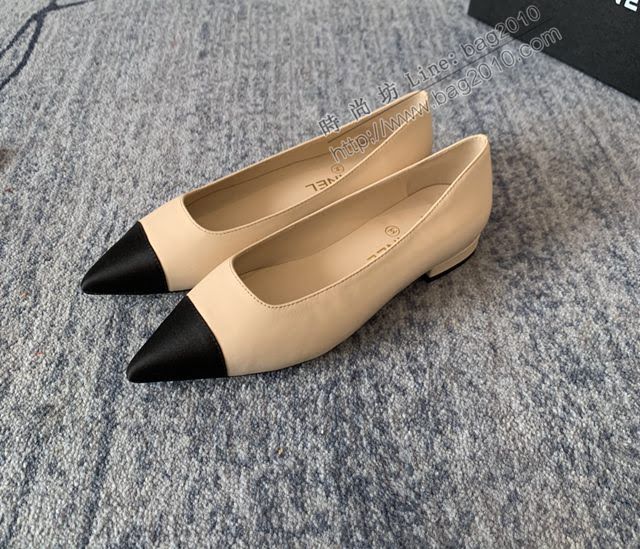 Chanel女鞋 香奈兒2020Cruise新款 小香單鞋 Chanel羊皮後空涼鞋  naq1128